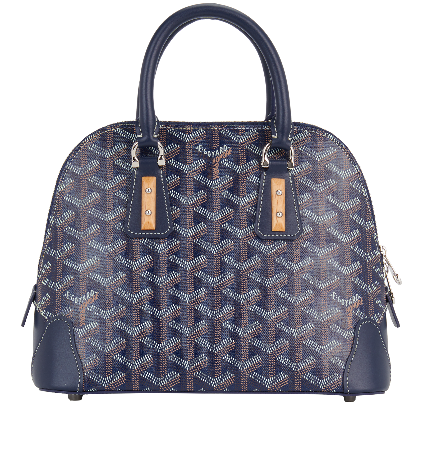 Mini Vendome, &pound;2,750, Handbags, Navy, Canvas, Back view